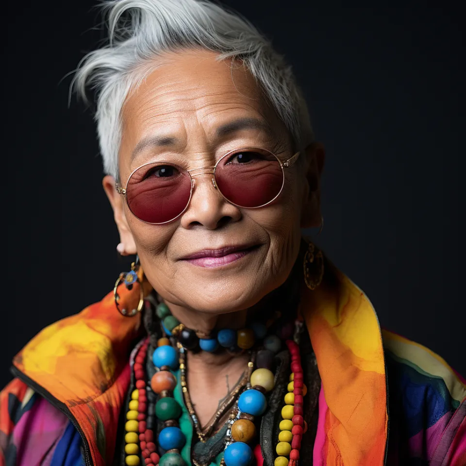 Cliente mulher óculos Portugal